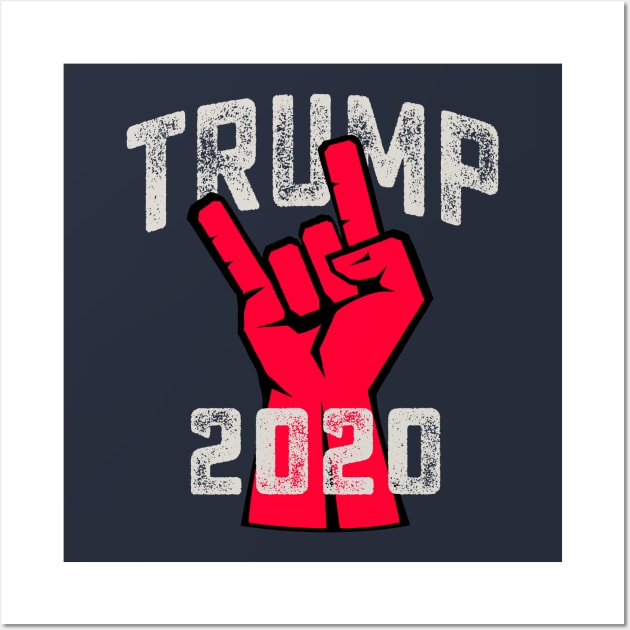 Trump 2020 Republican Supporters Wall Art by Designkix